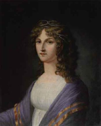 Portrait de Caroline Eynard by 
																	Charles Eynard-Chatelain