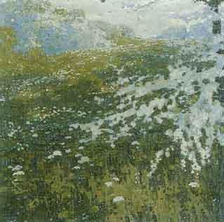 Spring landscape by 
																	Ludwig Heinrich Jungnickel