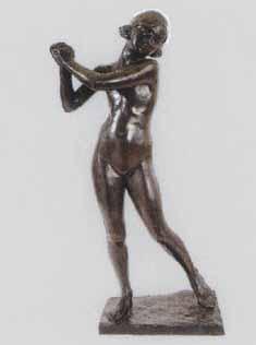 Standing female nude by 
																	Benno Elkan