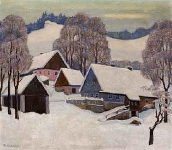 Iser mountains in winter by 
																	Rudolf Karasek
