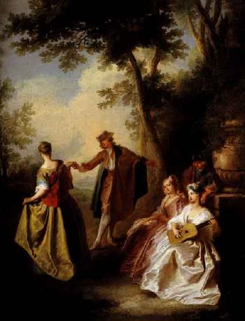 Concert in the park by 
																	Pierre Antoine Quilliard