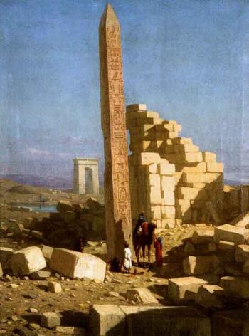 Nomades autour de l'obelisque by 
																	Claude Charles Rudhardt