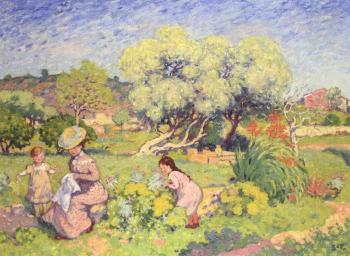 Le jardin de Beaulieu by 
																	Georges D'espagnat