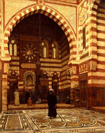 Mosque of Ezbeck, Cairo, Egypt by 
																	Aloysius O'Kelly