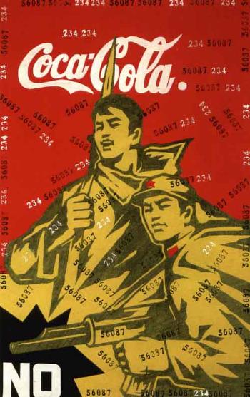 Great criticism series: Coca Cola by 
																	 Wang Guangyi