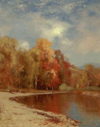 Autumn leaves by 
																	Jervis McEntee