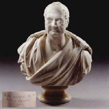 Bust of a gentleman by 
																	Edward Hodges Baily