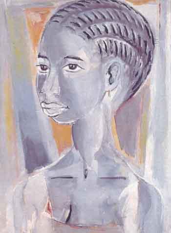 Young woman by 
																	Gerard Sekoto