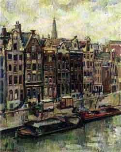 View of Amsterdam by 
																	Cees van Ysseldyk