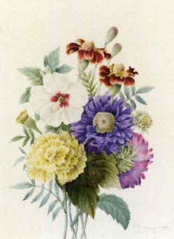 Bouquet de roses by 
																			Egle Charlotte Morell d'Aubigny d'Assy