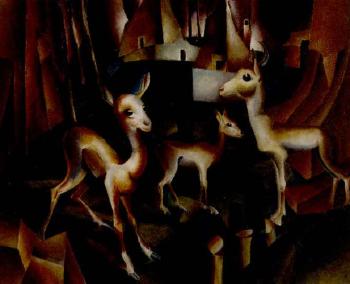 Deer by 
																	Hugo Landheer