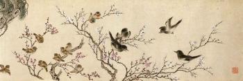 Birds and flowers by 
																			 Xu Gang