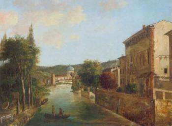 Italian canal by 
																	G Faci