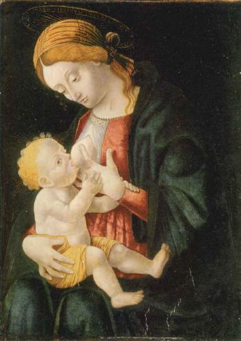 Madonna and Child by 
																	Macrino d'Alba