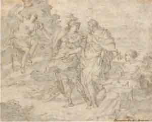 Perseus and Andromeda by 
																	Bernardino Gandini