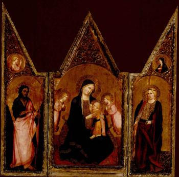 Madonna of Humility by 
																	Angelo di Taddeo Gaddi