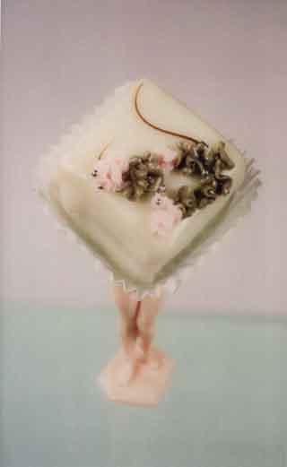 Four petits fours by 
																	Laurie Simmons