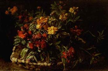 Basket of flowers by 
																	Victor Vincelet