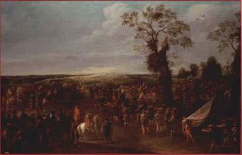 Battle by 
																	Cornelis de Wael