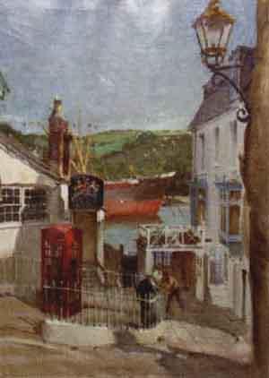 Old Customs House, Fowey by 
																	Terence Cuneo