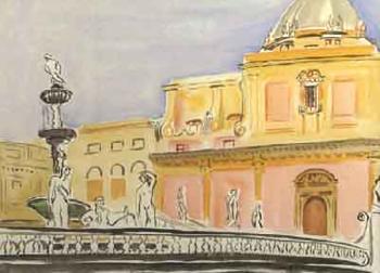 Pretoria Square, Palermo by 
																	Genevieve Gallibert