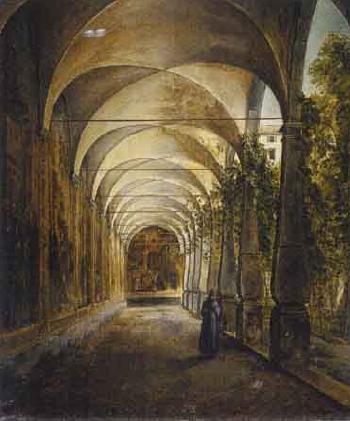 View of convent by 
																	L d'Aponte