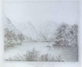 Turk lake and egles nest from Muckross, Killarney by 
																			Dorothea Pennefather