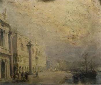 View of of Venice by 
																	Hippolyte Francois Leon Duluard