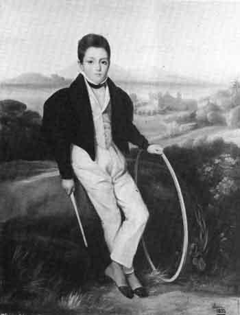 Portrait of the Comte de Savoie by 
																	Alexis Leon Valbrun