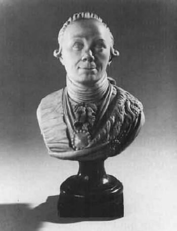 Bust of Prince Gregori Orlov by 
																	Ivan Obolensky
