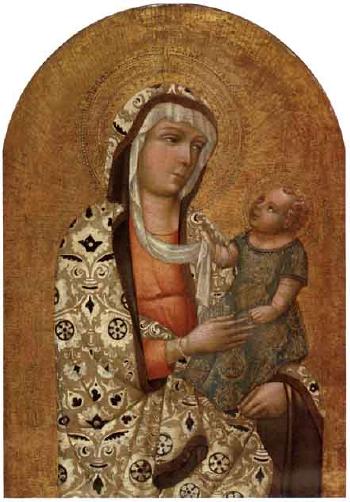 Madonna and Child by 
																	 Zanino di Pietro