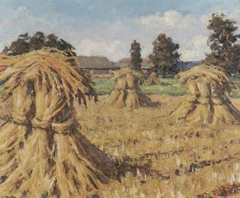 Bales of hay by 
																	Oskars Vindedzis