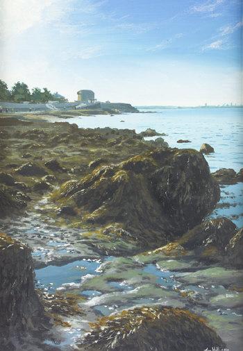 Low tide at Seapoint by 
																	Jim Halligan