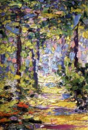 Impressionist landscape by 
																	Stanley Lawrence Reckless