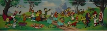 Montage of 21 cartoon characters by 
																			 Hanna-Barbera Studio
