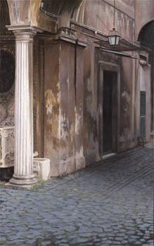 Street in Rome by 
																	Blanca de Ulibarri Garcia