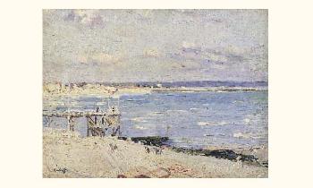 Beach in Normandy by 
																	George Oberteuffer