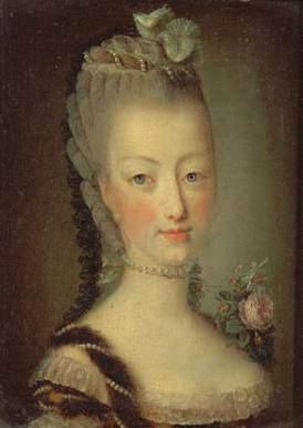 Portrait de Marie Antoinette Dauphine by 
																	Jean Martial Fredou