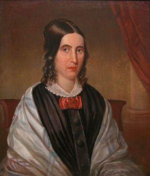 Portrait of Anna Maria Daughaday by 
																			Benjamin Waldo