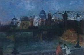 Thames at Cannon Street by 
																	R S Jewry