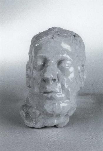 Bust of Oskar Kokoschka by 
																	Berta PatocKova-KoKoschKa