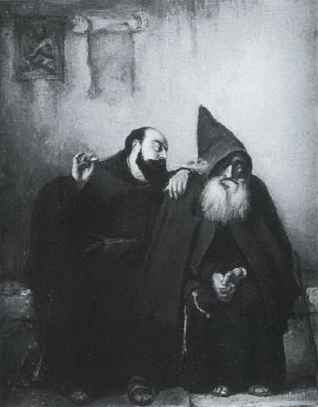 Two monks from Kaluga by 
																	Constantin Ernu