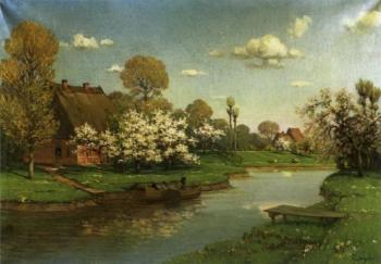 Luhe in spring by 
																	Arnold Lyongrun