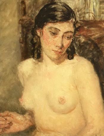 Portrait of a nude by 
																	Fairlie Harmar