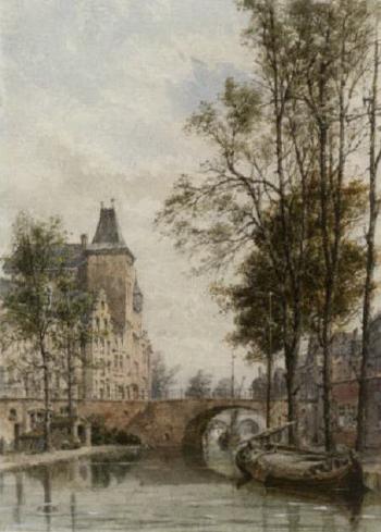 Canal, Utrecht by 
																	Edward Salomons
