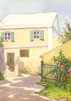 House in Bermuda by 
																			Mabel Rainsford