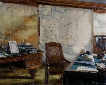 An interior by 
																	Nikolai Alexandrovich Yaroshenko