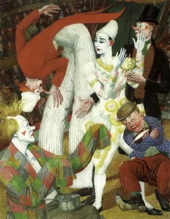 Circus clowns by 
																	Gladys Hynes