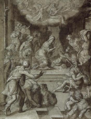 Adoration of the shepherd by 
																	 Balducci