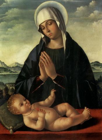 Madonna and Child by 
																	Antonello de Saliba